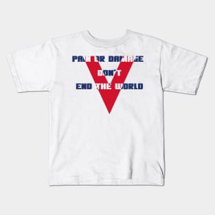 VE day - WW2 Victory in Europe anniversary quote Kids T-Shirt